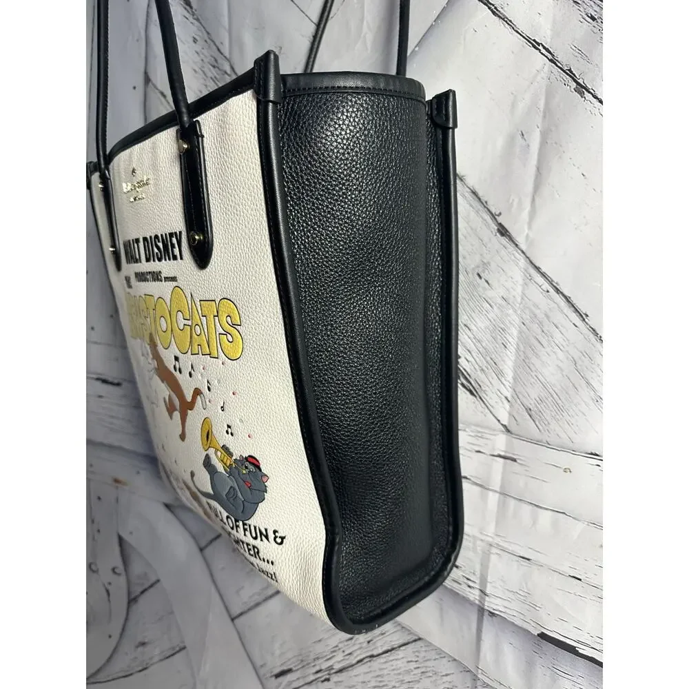Disney x Kate Spade New York Aristocats Ella North South Tote Bag Womens Leather